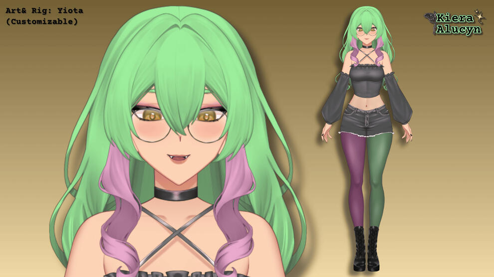 Kiera Alucyn Human Disguise Reference Sheet