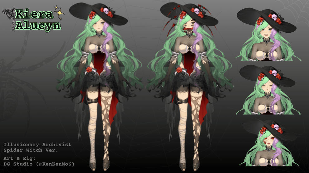Kiera Alucyn Spider Reference Sheet