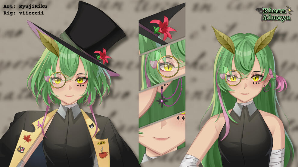 Kiera Alucyn Bust L2D Model